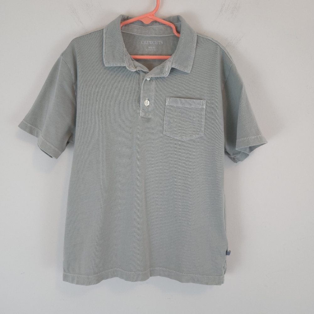 Crewcuts Boys Short Sleeve Garment Dyed Polo Shirt